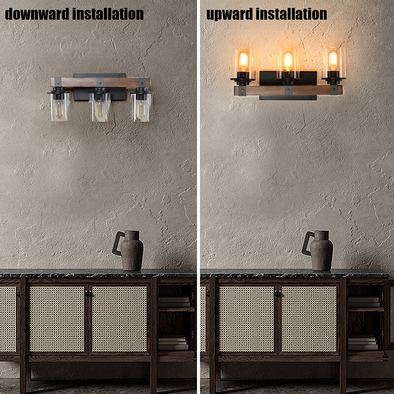 3-Lights Farmhouse Bathroom Vanity Light Fixture