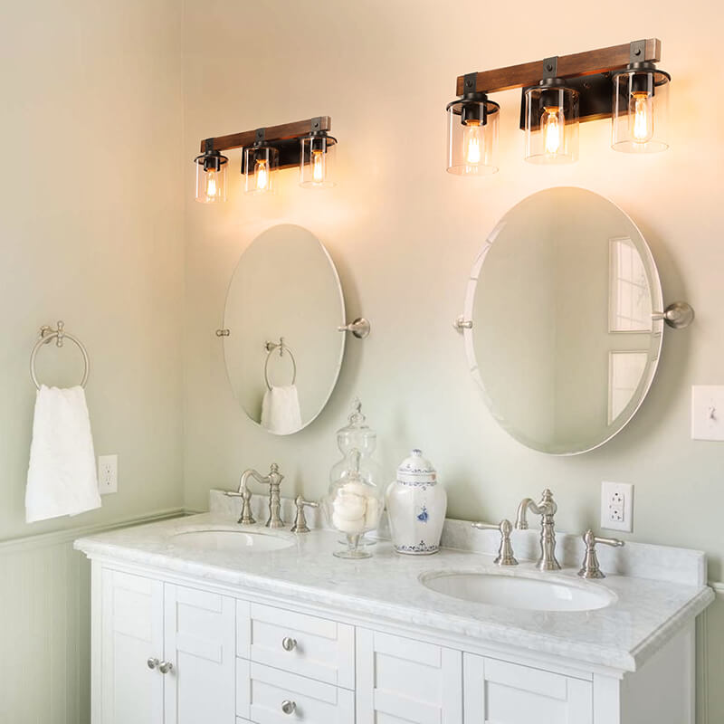 3-Lights Farmhouse Bathroom Vanity Light Fixture