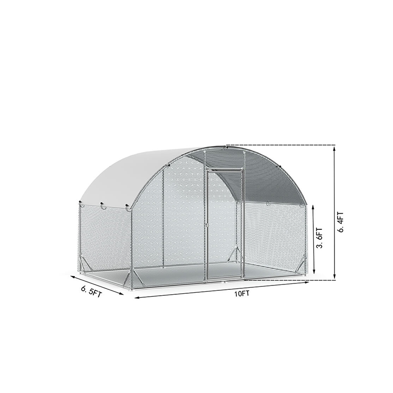 Tri-Supporting Wire Mesh Metal Chicken Coop