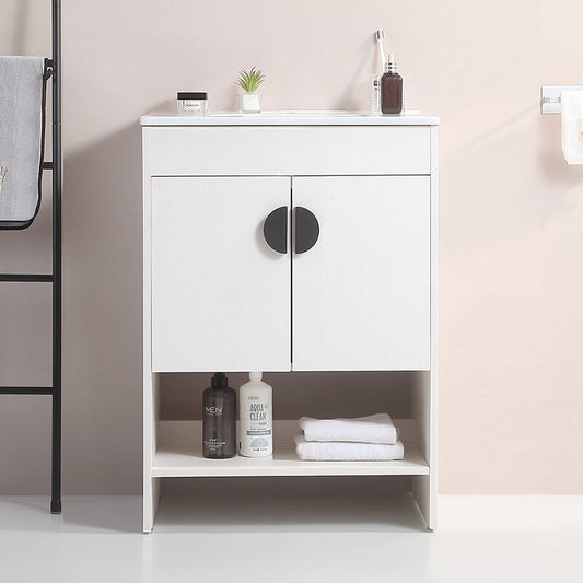 Modern White Freestanding Bathroom Vanity