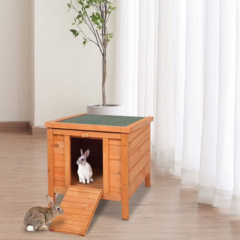 Wooden Rabbit Hutch Pet House