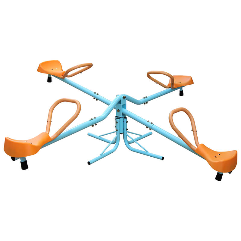 30" Kids Outdoor Spinning Seesaw and Spin Teeter