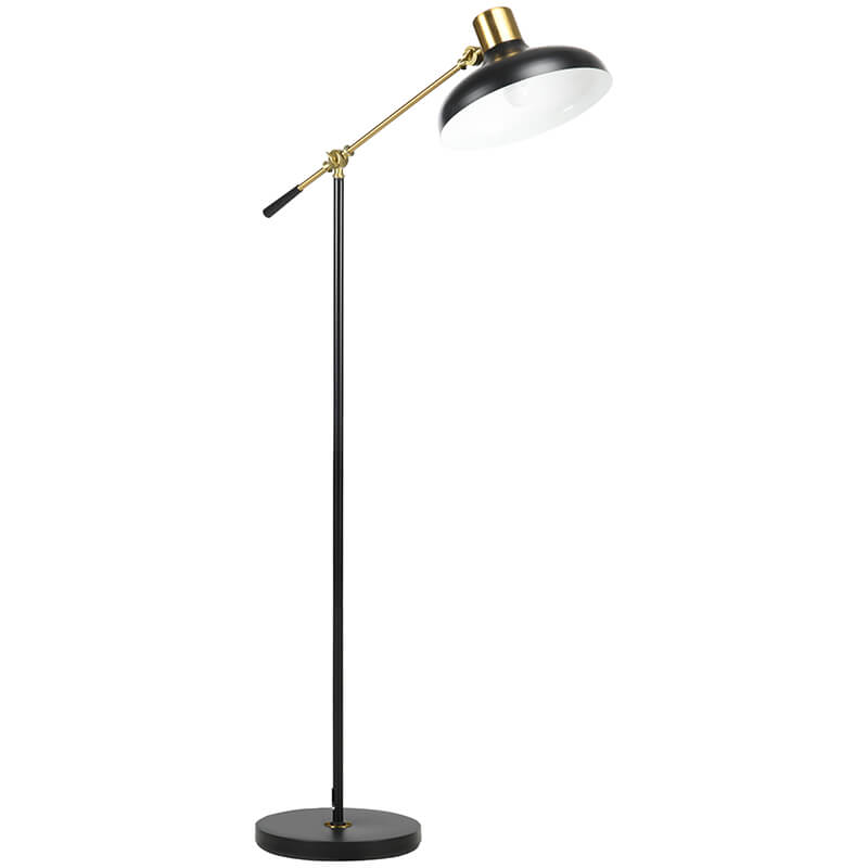 31.5" Black Gold Metal Floor Lamp