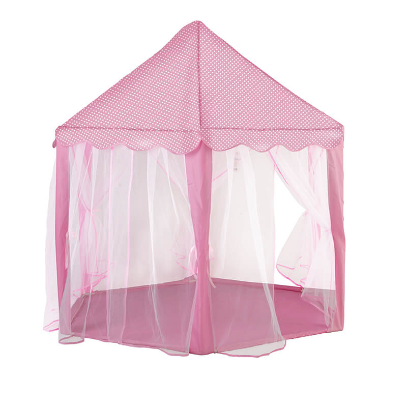 Pink Princess Castle Play House Tent