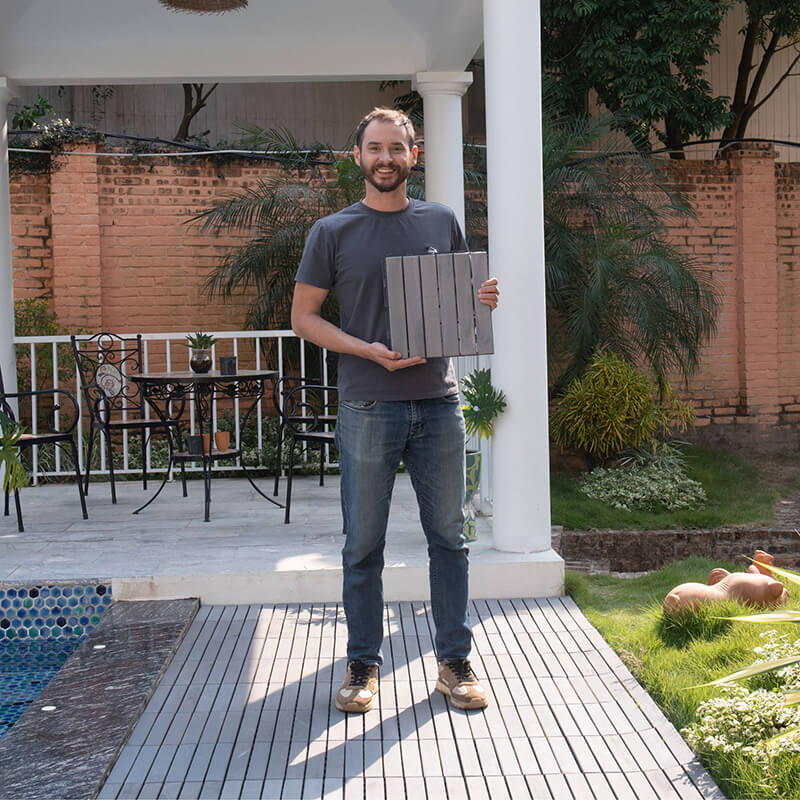 Deck Tiles - Striped Pattern