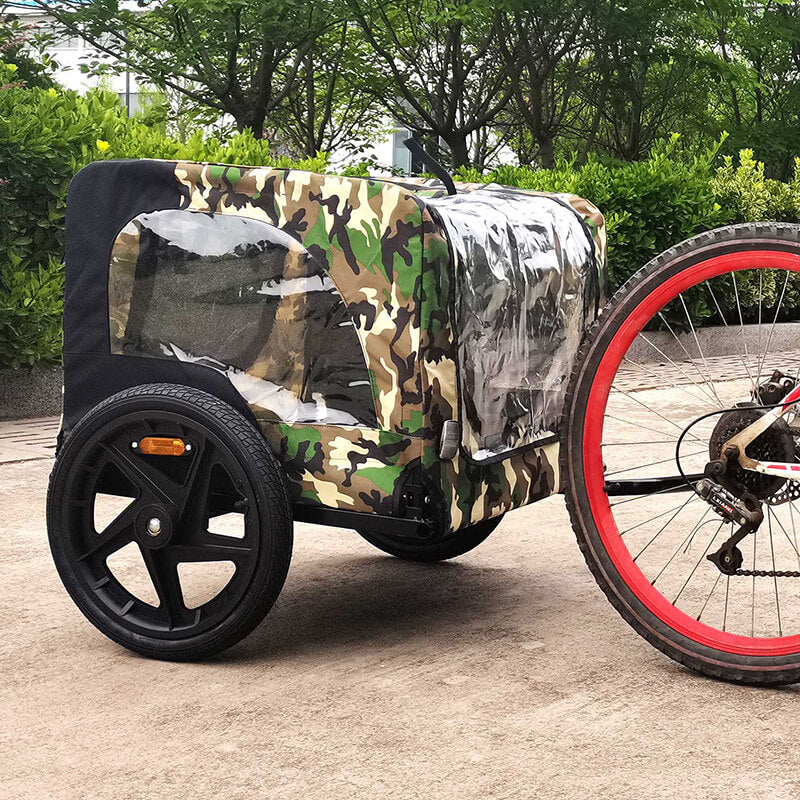 23" Camouflage Foldable Dog Pet Bicycle Stroller