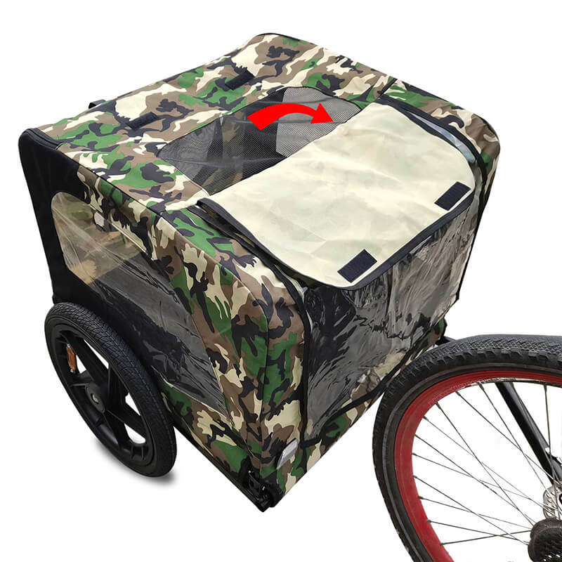 23" Camouflage Foldable Dog Pet Bicycle Stroller