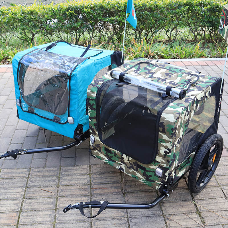 23" Camouflage Foldable Dog Pet Bicycle Stroller