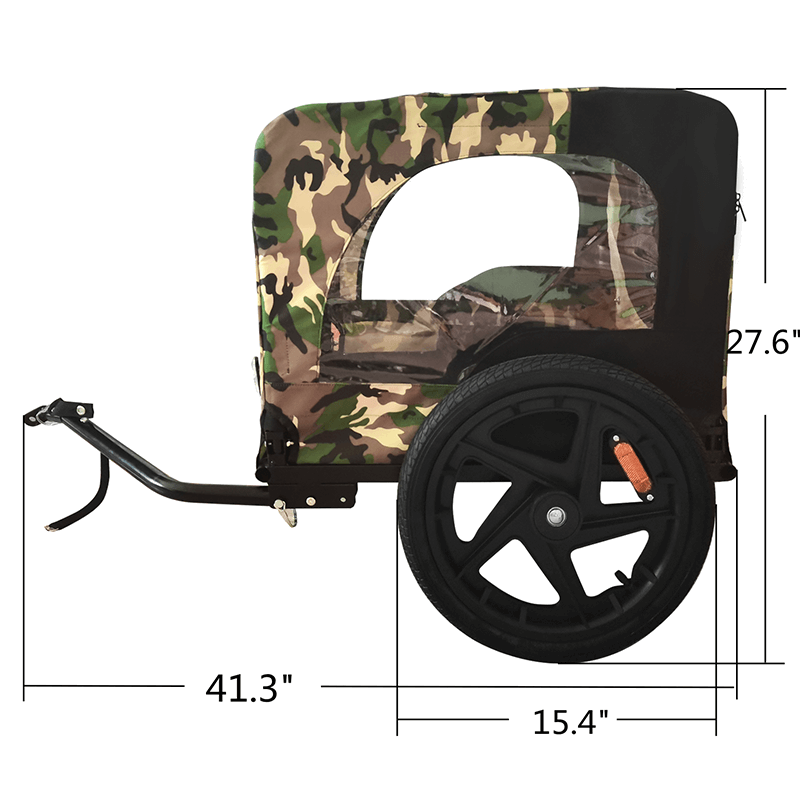 23" Camouflage Foldable Dog Pet Bicycle Stroller