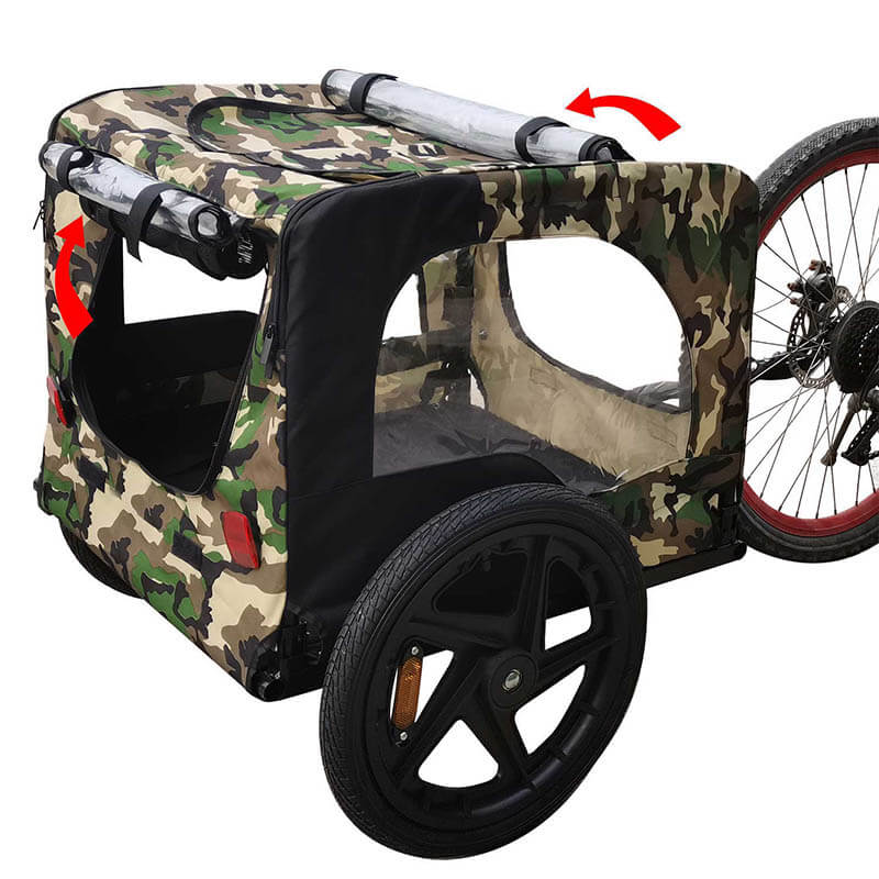 Camouflage Foldable Dog Pet Stroller