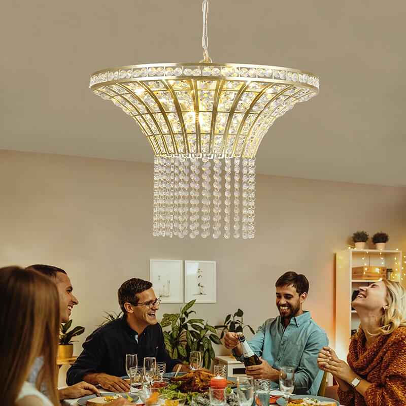 Crystal Waterfall Chandelier