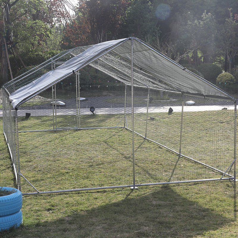 237" Large Metal Walk-in Chicken Coop 