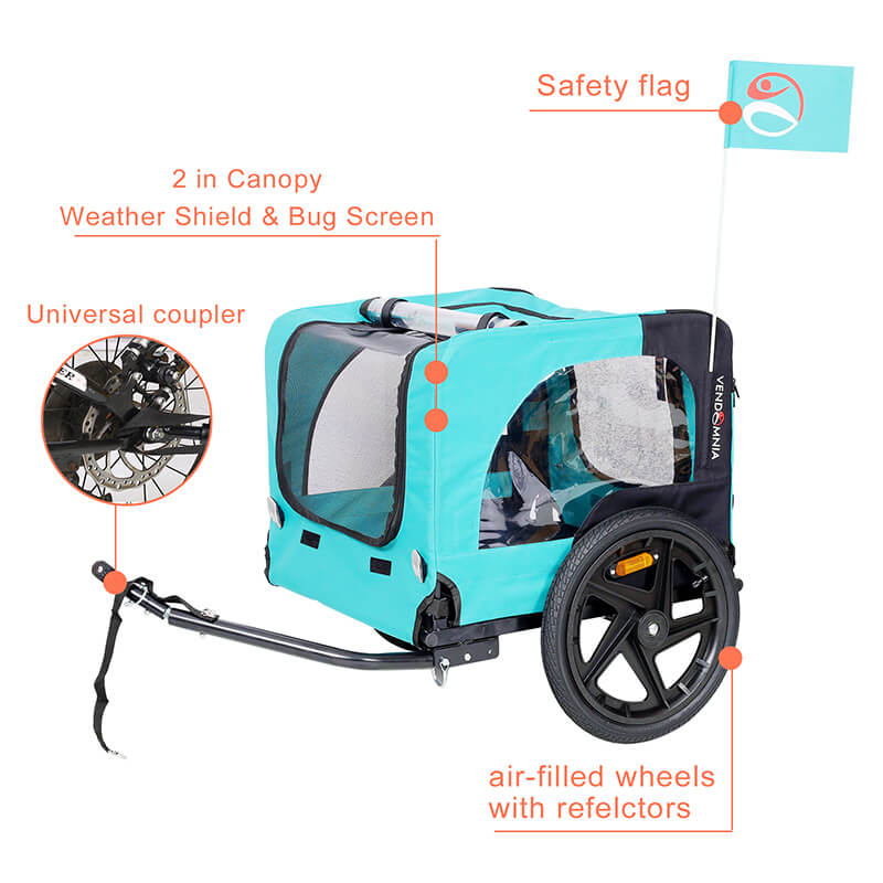 Dog Pet Bicycle Stroller