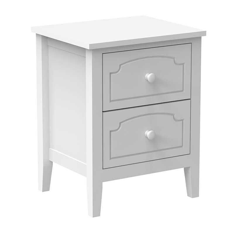 2 drawer bedside table