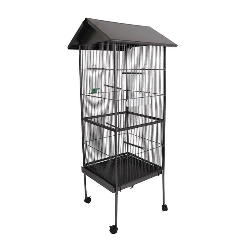 25.98" Bird Cage with Rolling Stand