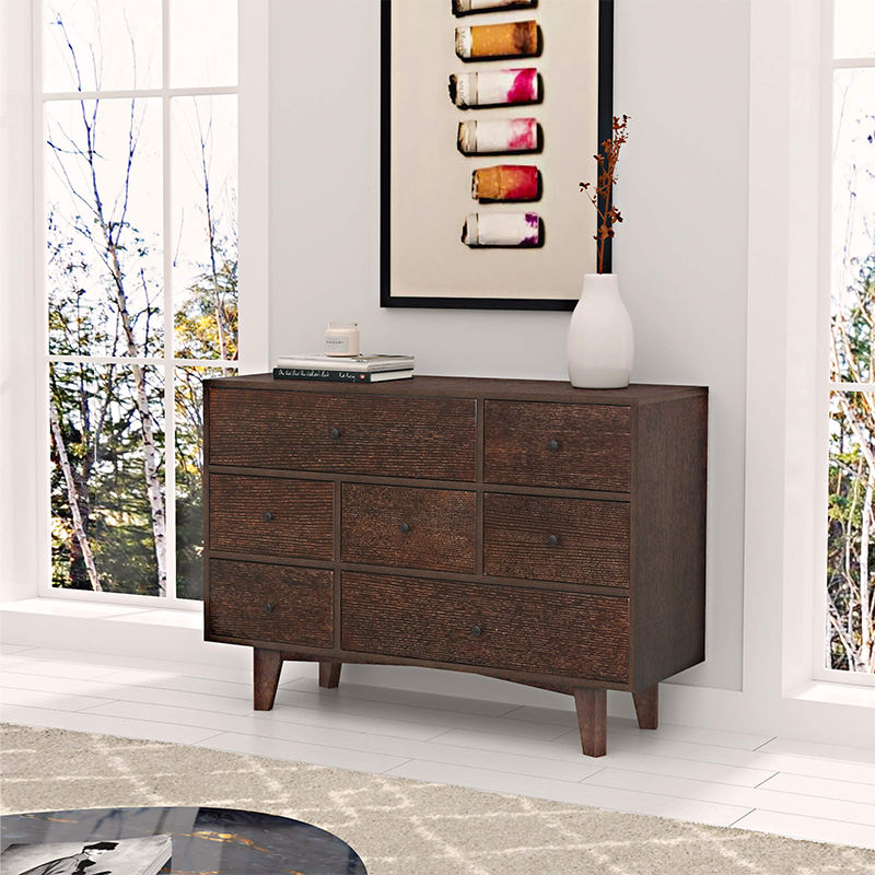 Modern Solid Wood Spray-Painted Cabinet