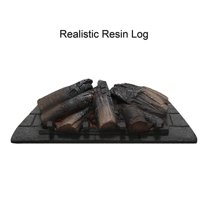 Realistic resin log