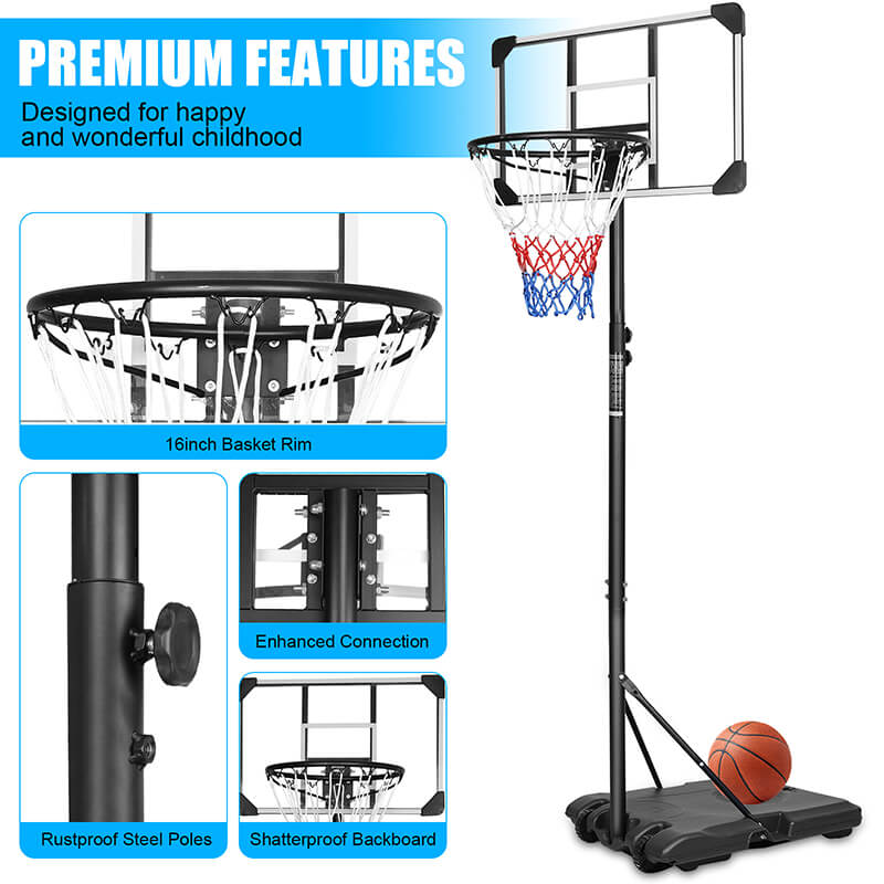 outdoor indoor basketball playset