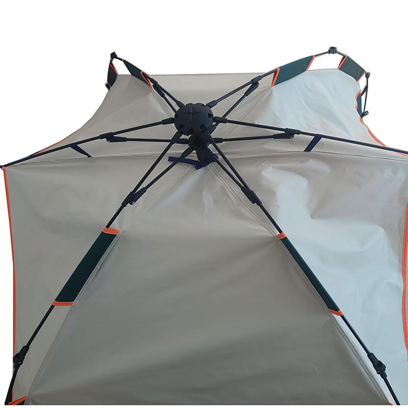 3-4 Person Gray Portable Folding Family Camping Dome Tent