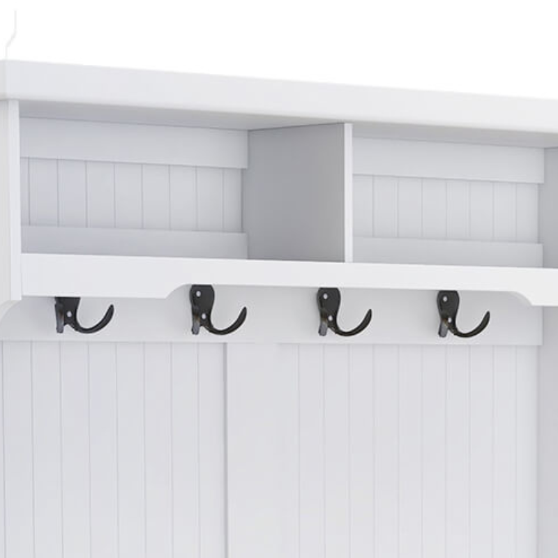 Entryway Coat Racks with Storage Bench