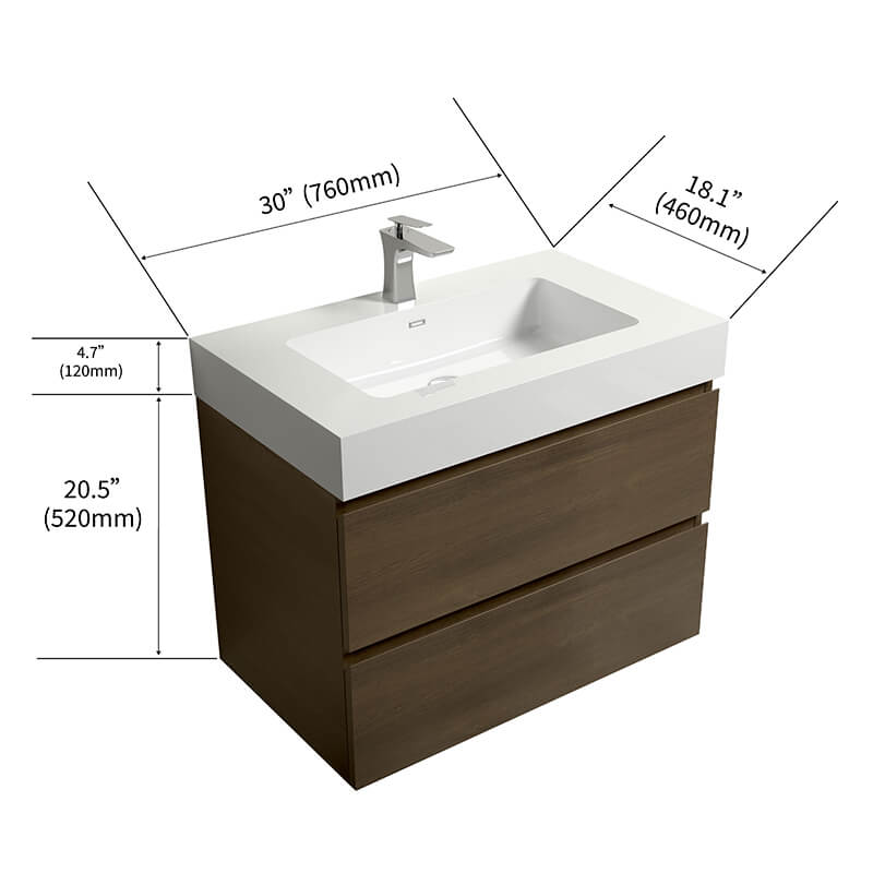 wall mounted bathroom furniture