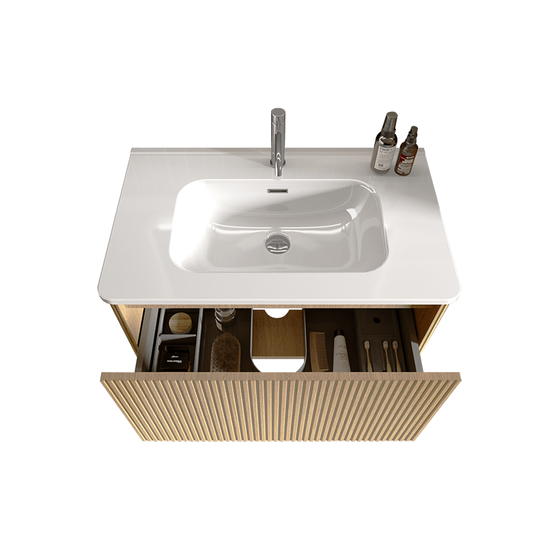 basin with overflow and faucet 