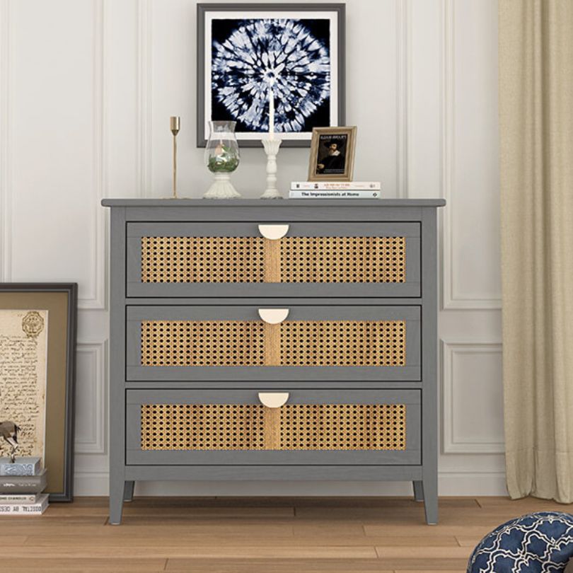 grey living room sideboard