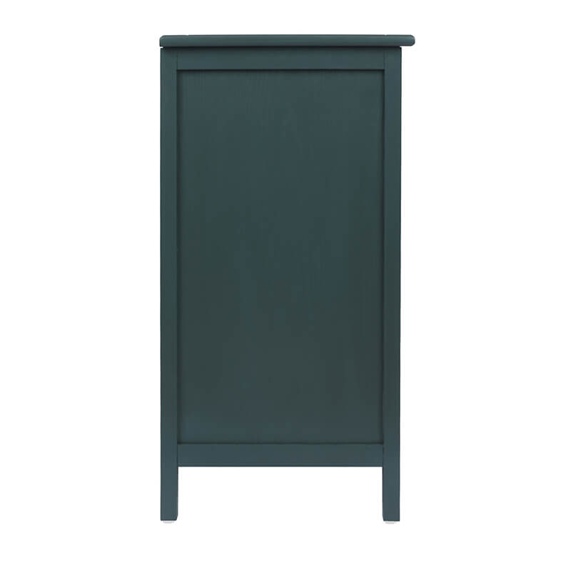 Cabinet with 3 Drawers and Metal Handle