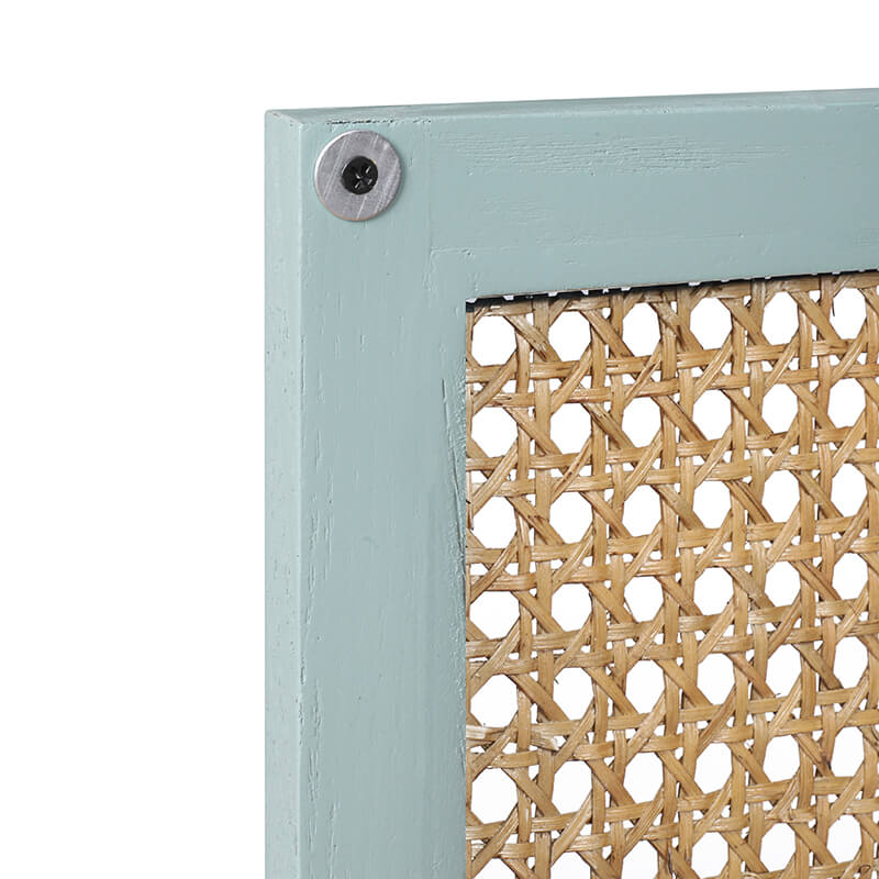 31.5" Light Green Rattan Cabinet 