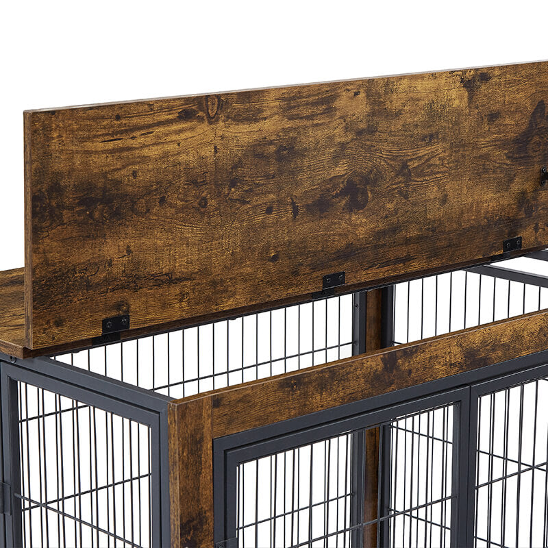 wooden dog crate