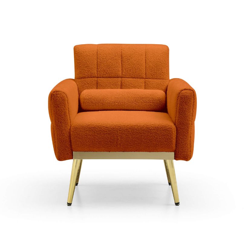 orange chair for living room