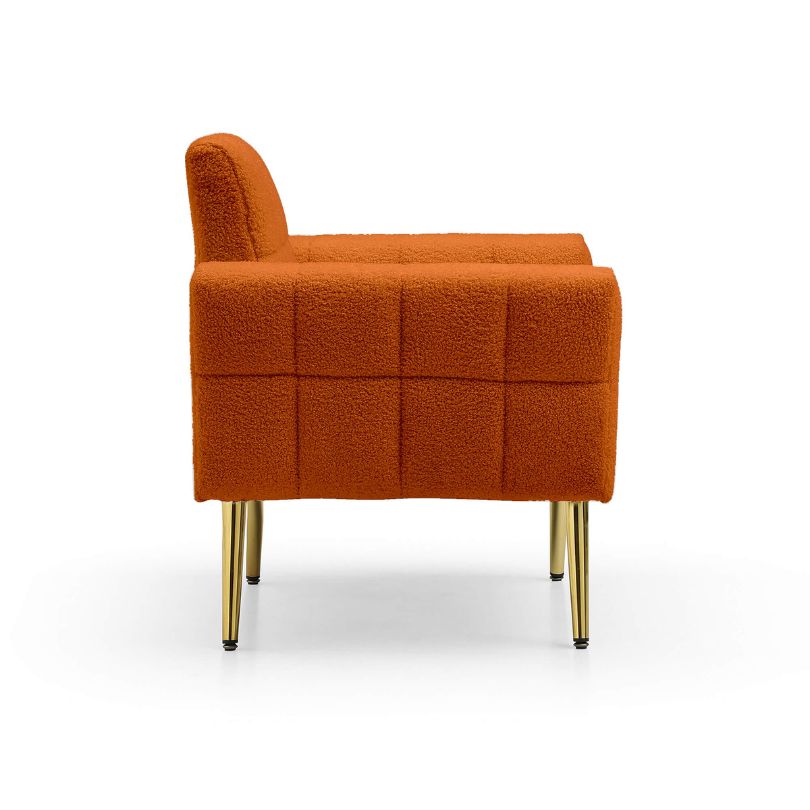 orange chair for living room