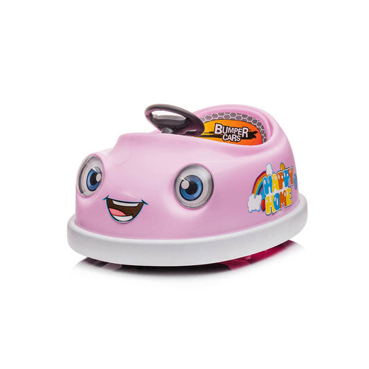 31 Pink Remote-Control Electric Bumper Car - Self-Driving Ride on Toy