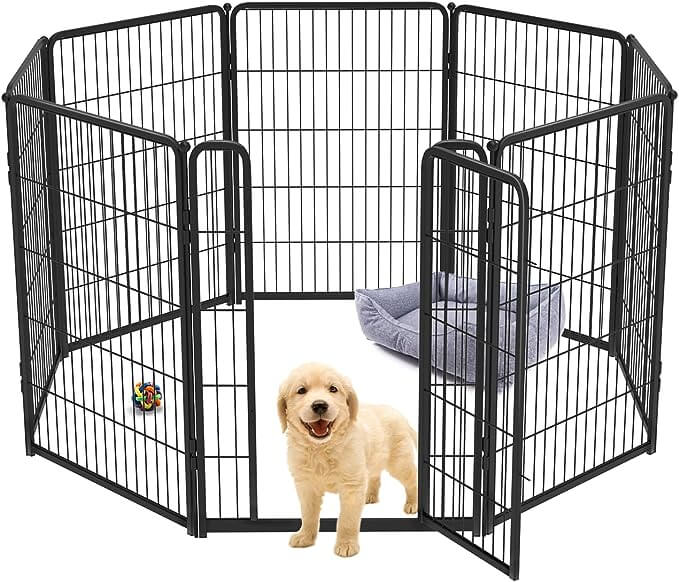 32" Medium/Small Dog Playpen Designed for Camping - 8 Panels