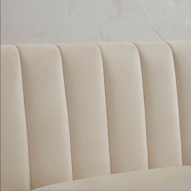 white decorative single sofa