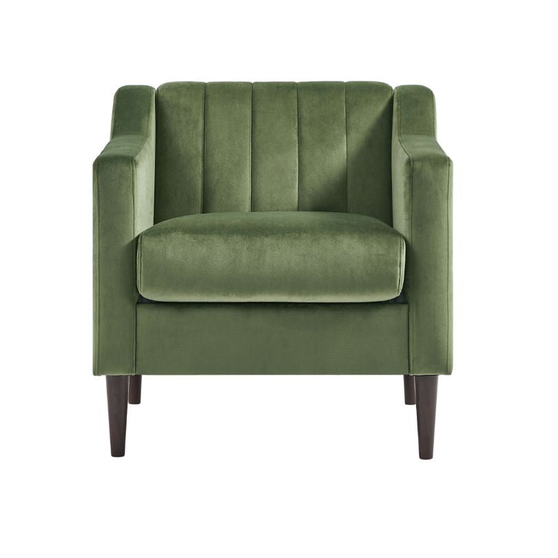 green decorative single sofa