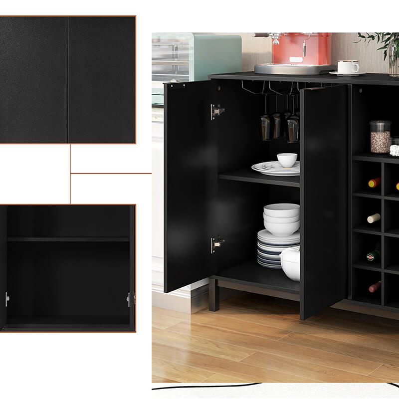 black sideboard cabinet