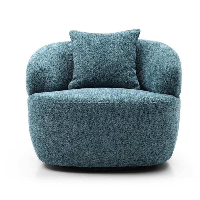 light blue accent chair