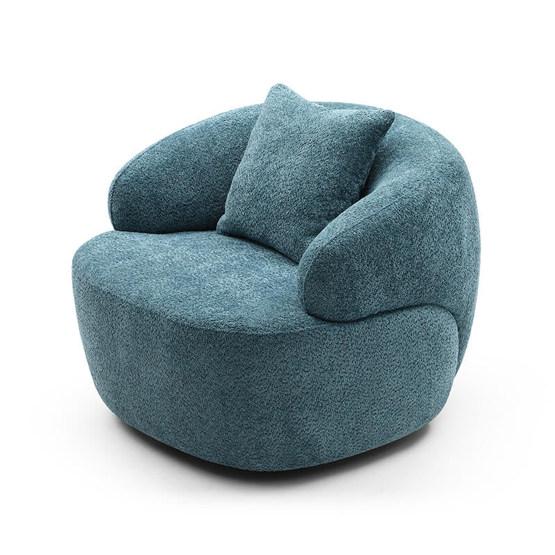 light blue accent chair