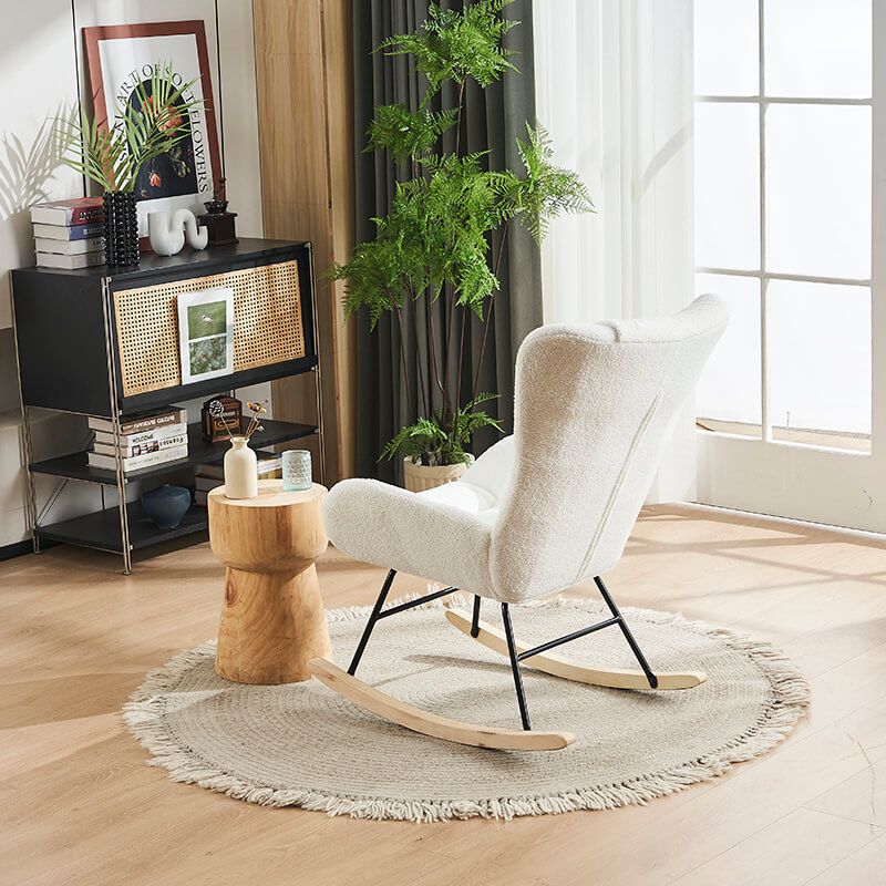 36.5" Modern Nursery Rocking Chair