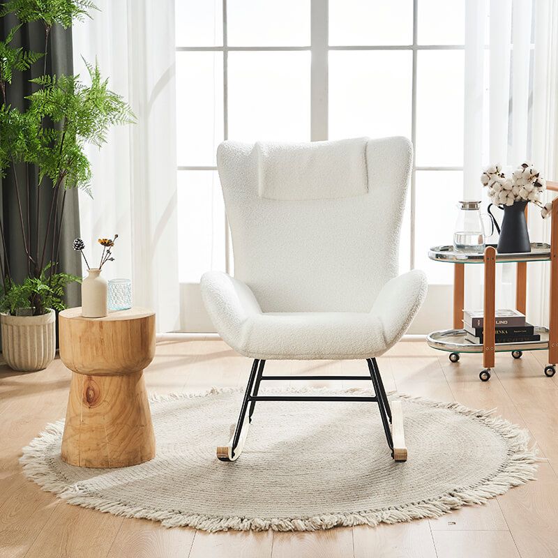 36.5" Modern Nursery Rocking Chair