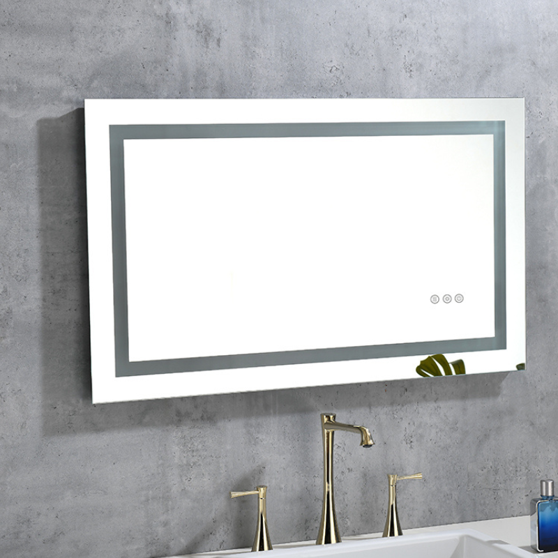 36" x 30" Led Bathroom Mirror with Anti-Fog Function,