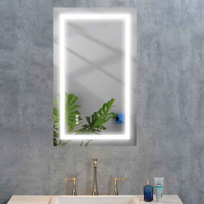 36" x 30" Led Bathroom Mirror with Anti-Fog Function,