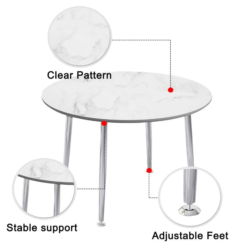 Product features of adjustable feet and clear pattern 