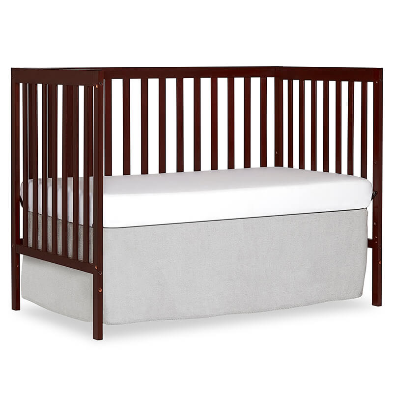 5-in-1 Espresso Convertible Baby Crib - 53"L