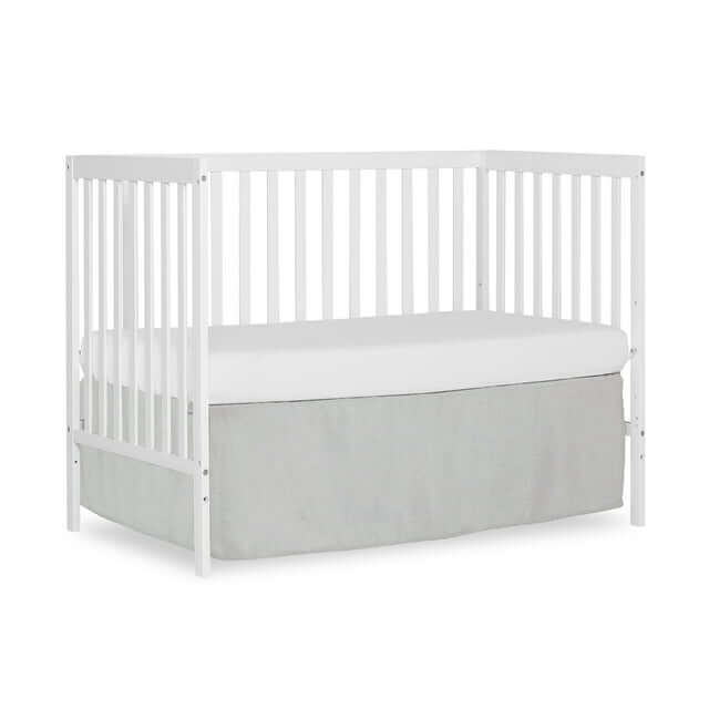 5-in-1 White Convertible Baby Crib 