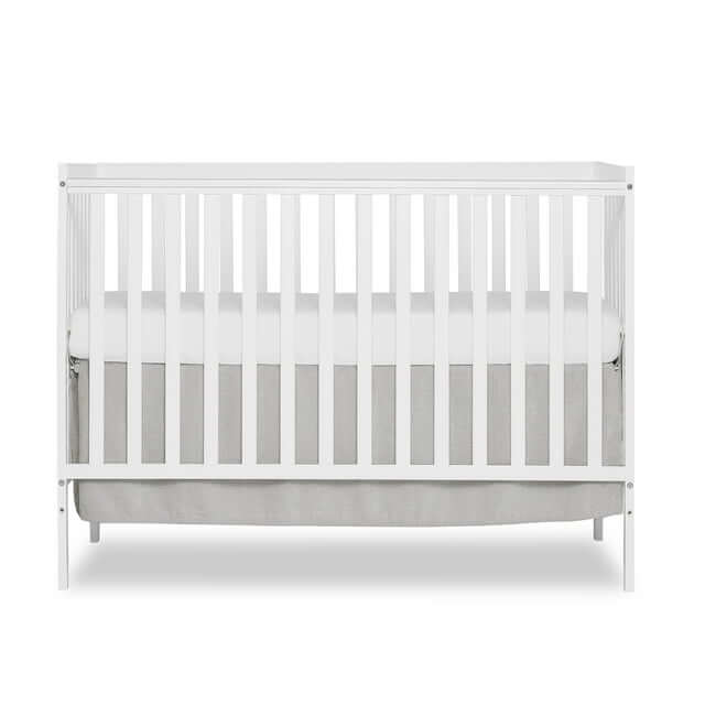 5-in-1 White Convertible Baby Crib 