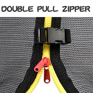 Double pull zipper 