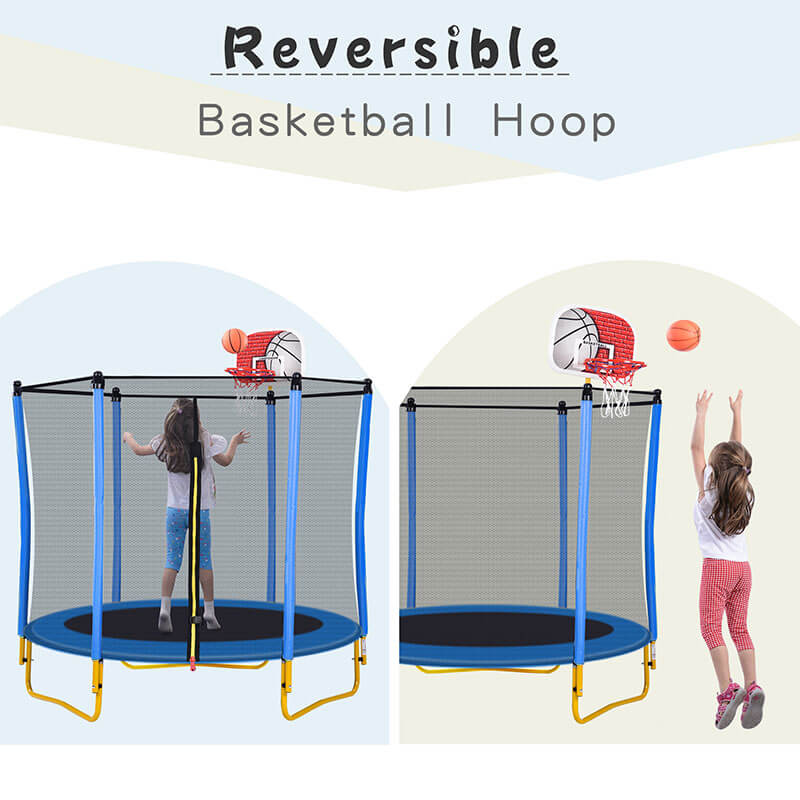 Reversible Basketball hoop