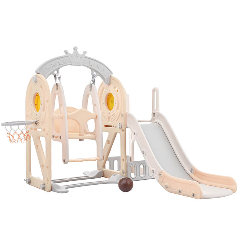 5 in 1 Climber Playset with Basketball Hoop